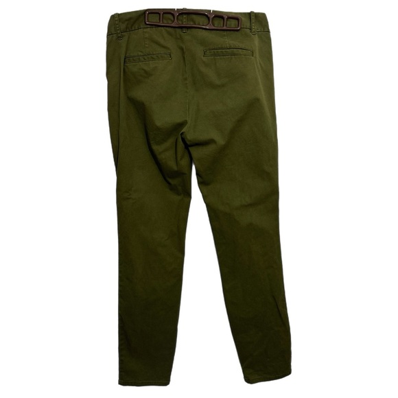 J. Crew Bennet Chino Straight Trousers Women’s Sz 6 Regular Preppy Olive Pants - Picture 6 of 11